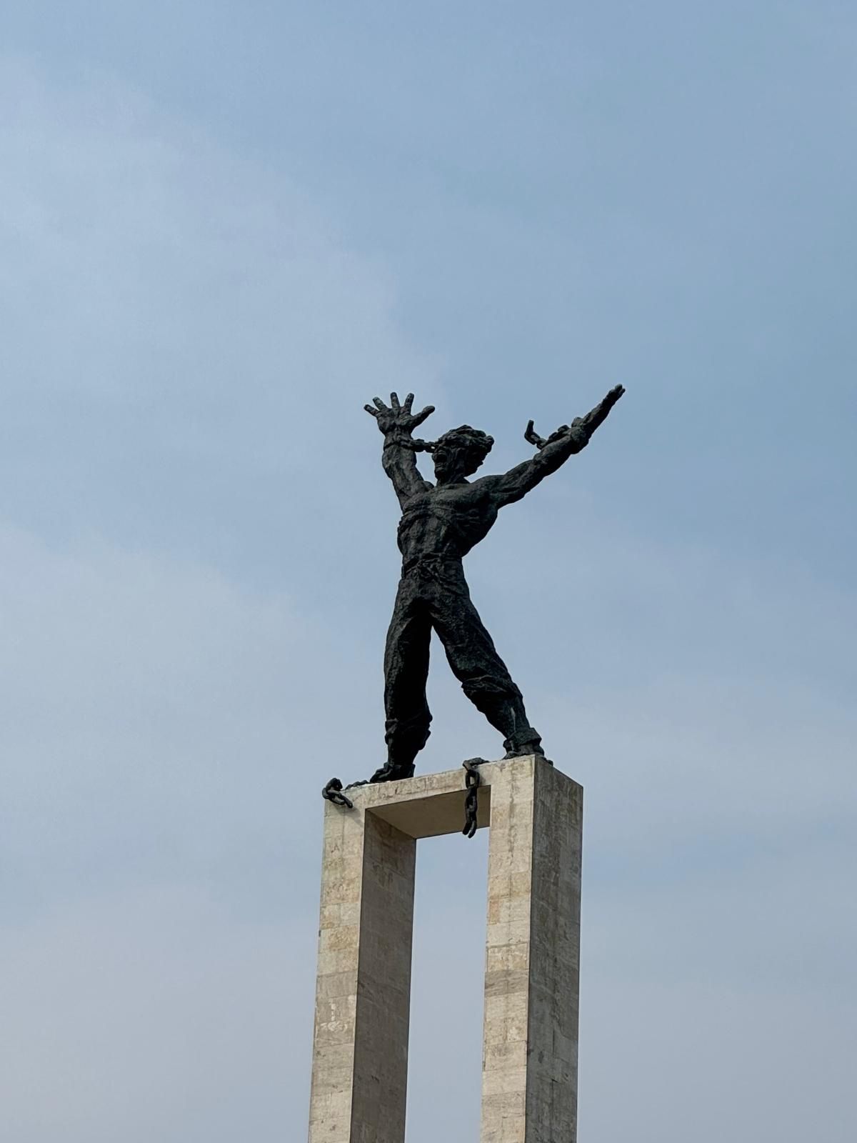 The Iran Jaya Liberation Statue in Banteng Square, Central Jakarta